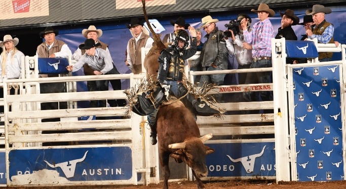 Rodeo Austin Pro Rodeo bull riding
