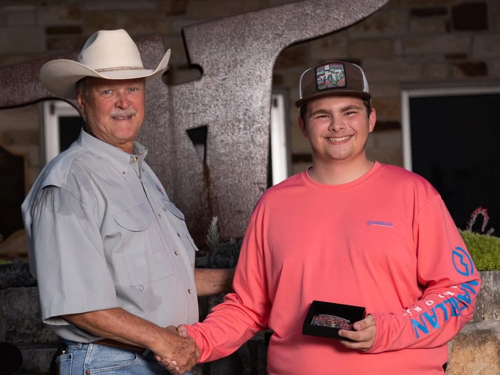 President of Rodeo Austin and Junior Leader smiling
